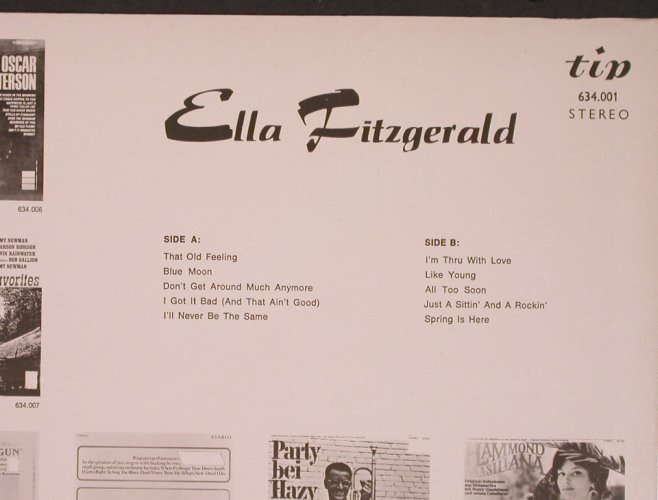 Fitzgerald,Ella: Same, TIP(634.001), D,  - LP - X4972 - 12,50 Euro