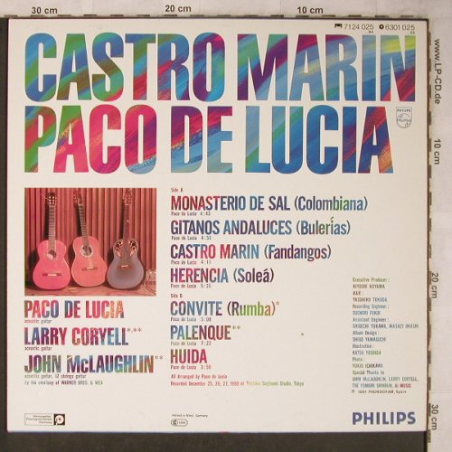 De Lucia,Paco: Castro Marin, Philips(6301 025), D, 1981 - LP - X5751 - 9,00 Euro