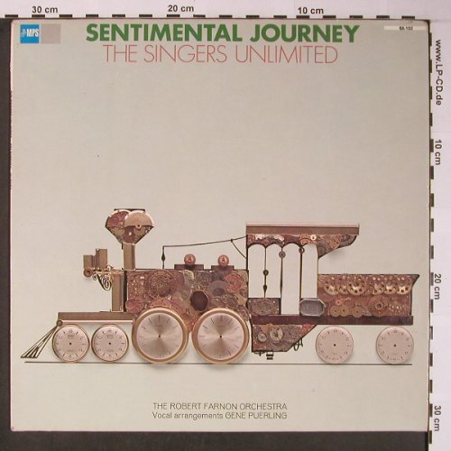 Singers Unlimited/Robert FarnonOrch: Sentimental Journey, MPS(68.102), D, Ri, 1976 - LP - X5923 - 12,50 Euro