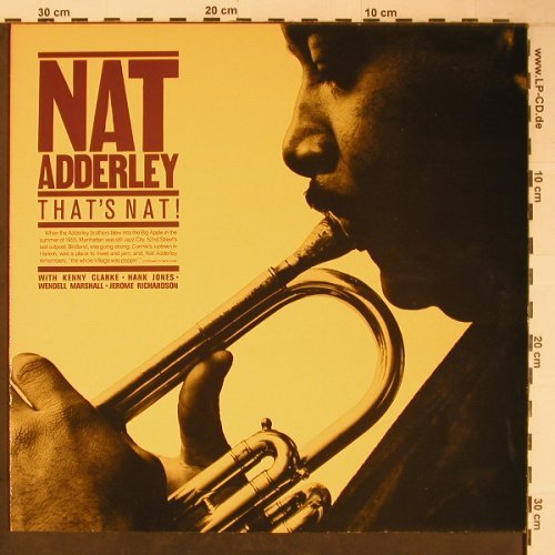 Adderley,Nat: That's Nat !.rec1955, likeNew, Savoy(WL70506), D,Ri, 1984 - LP - X6569 - 15,50 Euro