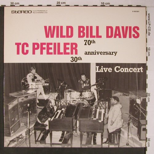 Davis,Wild Bill: Live Concert, TC Pfeiler, Die Mühle(A 850581), A,like new,  - LP - X6585 - 30,00 Euro