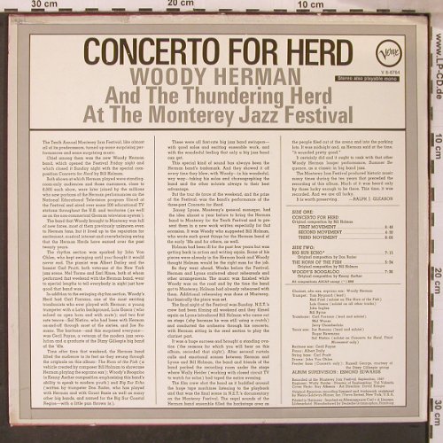 Herman,Woody: Concerto for Herd '67, m-/VG+, Verve(V 6-8764), D,  - LP - X7030 - 9,00 Euro