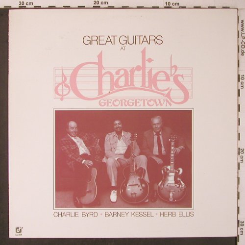 V.A.Great Guitars at Charlies: Georgtown, Byrd,Kessel,Ellis..., Concord(CJ-209), US, 1983 - LP - X7055 - 9,00 Euro