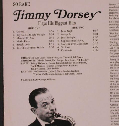 Dorsey,Jimmy: Plays his Biggest Hits, Trip Jazz(TLP-5815), US,  - LP - X7228 - 11,50 Euro
