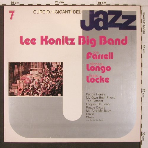 Konitz,Lee - Big Band: Joe Farrell,M.Longo,Eddie Locke, I Grandi del Jazz(GJ-7), I, Foc,  - LP - X7275 - 8,00 Euro