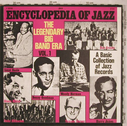 V.A.Encyclopedia Of Jazz: Vol.1-Legendary Big Band Era, Joker/Dischi(C 11/4), I, BoxSet, 1970 - 4LP - X753 - 14,00 Euro