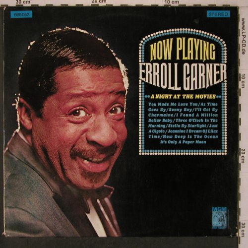 Garner,Erroll: Now Playing-A Night at the Movies, MGM(665 053), US, vg+/m-, 1965 - LP - X7761 - 9,00 Euro
