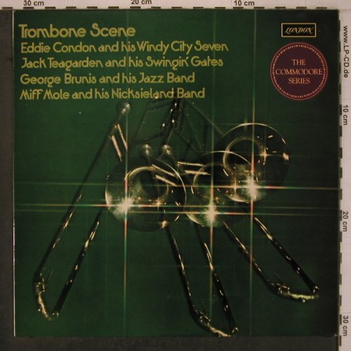 V.A.Trombone Scene: Jack Teagarden...Miff Mole, stol, London(HMC 5007), UK, 1974 - LP - X7767 - 7,50 Euro