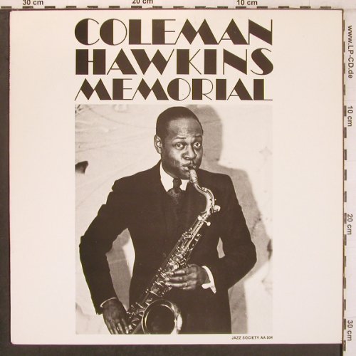 Hawkins,Coleman: Memorial, Jazz Society(AA 504), S,  - LP - X7976 - 9,00 Euro