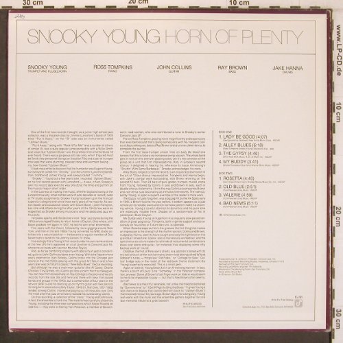 Young,Snooky: Horn of Plenty, Concord(CJ-91), US, 1979 - LP - X7981 - 12,50 Euro