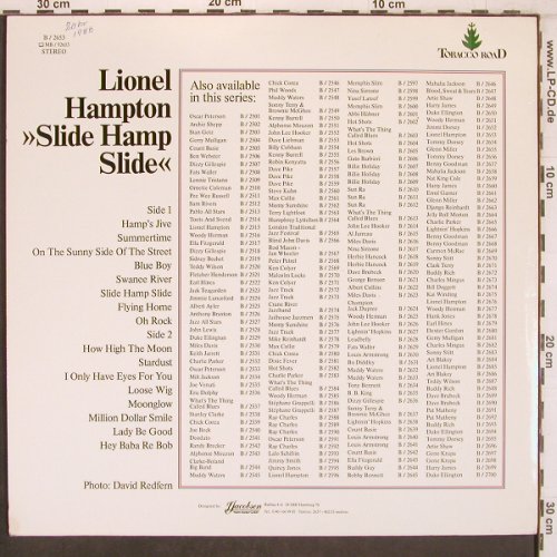 Hampton,Lionel: Slide Hamp Slide, Big Band Era(B 2653), D,  - LP - X7988 - 7,50 Euro