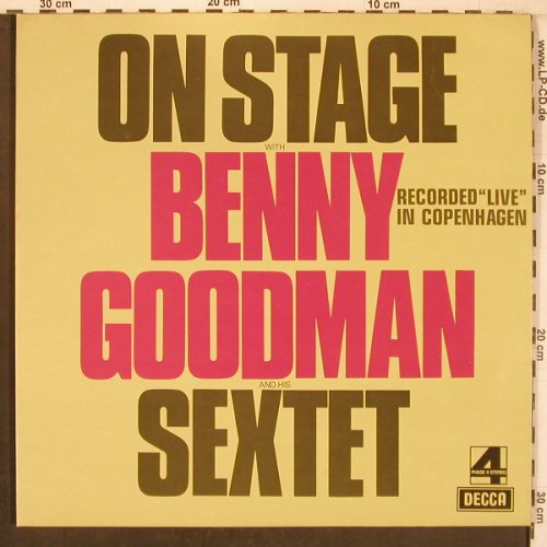 Goodman,Benny & His Sextet: On Stage(In Copenhagen), Foc, Decca Phase 4(DKL 4/1 & 4/2), D, 1972 - 2LP - X8031 - 17,50 Euro