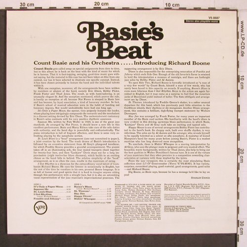 Basie,Count & His Orch.: Basie's Beat (1965-67), Verve(V6-8687), D, Ri,  - LP - X8043 - 20,00 Euro