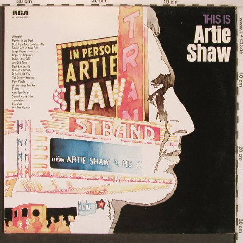 Shaw,Artie: This Is A.Shaw, Foc, RCA(NL 89411(2)), D, 1971 - 2LP - X8064 - 12,50 Euro