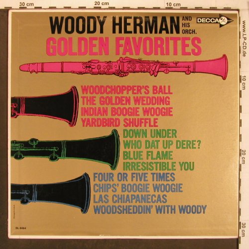 Herman,Woody & his Orchestra: Golden Favorites, wol, woc, Decca(DL 4484), US, 1964 - LP - X8085 - 9,00 Euro