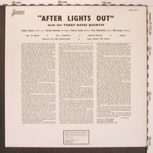 Hayes,Tubby - Quintet: ...After Lights Out (1956), Jasmine Records(JASM 2015), UK,  - LP - X8091 - 12,50 Euro