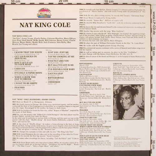 Cole,Nat King: with, Giants Of Jazz(LPJT 62), I, 1986 - LP - X8128 - 6,00 Euro