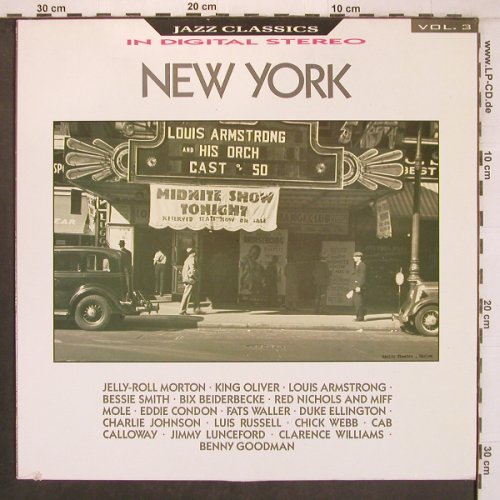 V.A.New York: Jelly-Roll Morton...Eddie Lang,, BBC, Vol.3(REB 590), UK,vg+/vg+, 1985 - LP - X8147 - 6,00 Euro