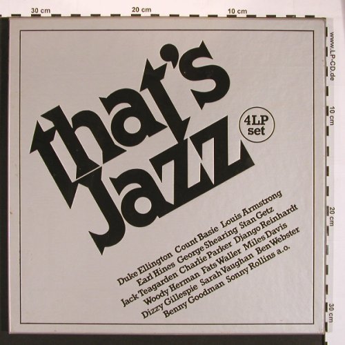 V.A.That's Jazz: Box, 48Tr.,Club Edition, BRC(31 058 1 MONO), , 1980 - 4LP - X8305 - 9,00 Euro