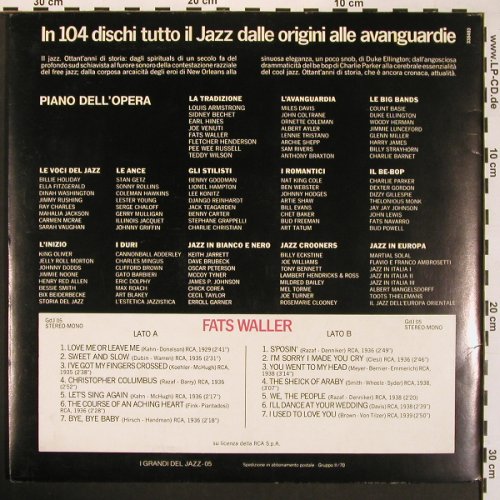 Waller,Fats & Dave Dexter Jr.: I Grandi Del Jazz, Foc, Fabbri Editori(GDJ 5 338483), I, m-/vg+, 1970 - LP - X8584 - 5,00 Euro
