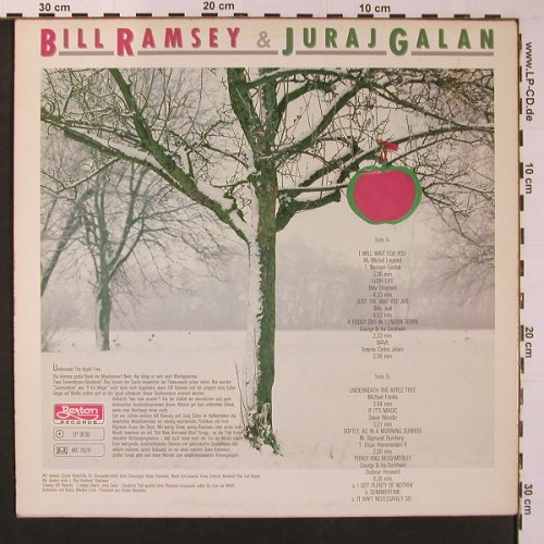 Ramsey,Bill & Juraj Galan: Underneath The Apple Tree, Berton(LP 9130), A, 1984 - LP - X8924 - 17,50 Euro