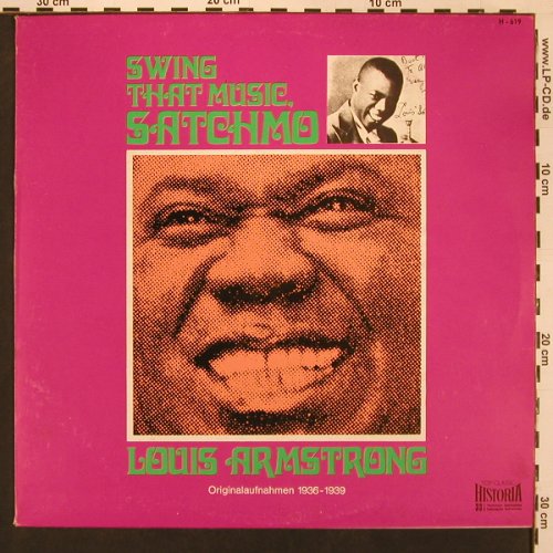 Armstrong,Louis: Swing That Music Satchmo (1936-39), Historia(H-619), D,  - LP - X9004 - 6,00 Euro