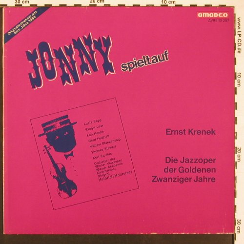 Krenek,Ernst - Jonny spielt auf: Die Jazzoper d.goldn. Zwanziger J., Amadeo(AVRS 13 257), A,  - LP - X9525 - 9,00 Euro