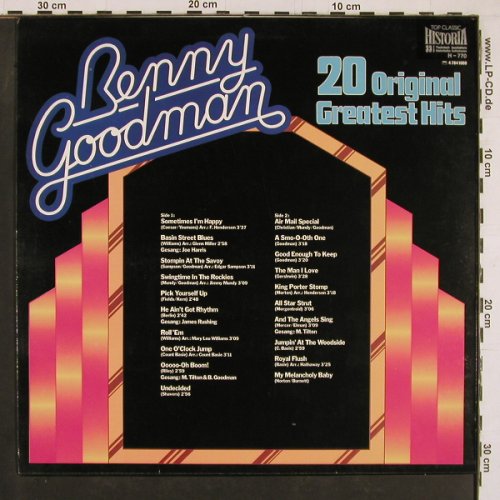 Goodman,Benny: 20 Original Greatest Hits, Historia(H 770), D,  - LP - Y1301 - 6,00 Euro