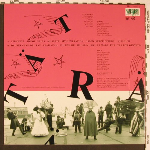 Tätärä: The Young Teutonic Street Band, CBS(466404 1), NL, 1990 - LP - Y167 - 7,50 Euro