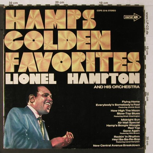 Hampton,Lionel & Orch.: Hamp's Golden Favorites, MCA Coral(COPS 2316), I, 1975 - LP - Y1715 - 6,00 Euro