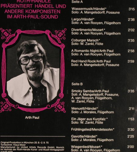 Paul,Arth  - Orchester: Roth-HÄndle prÄsent., Foc, Roth-HÄndle(55 555), D, m-/vg+, 1975 - LP - Y2757 - 5,00 Euro