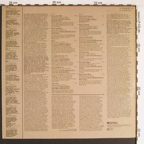 V.A.Odeon Swing Music Vol. 1: Eddie Lang's... Louis Armstrong, Emi Odeon(054-06 307), D,  - LP - Y2862 - 7,50 Euro