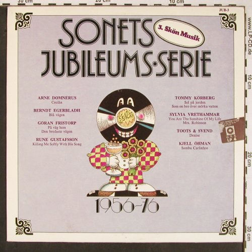 V.A.Sonets Jubileums-Serie 1956-76: Arne Domnerus...Kjell Öhman, Sonet(JUB-3), S, m-/vg+,  - LP - Y304 - 7,50 Euro