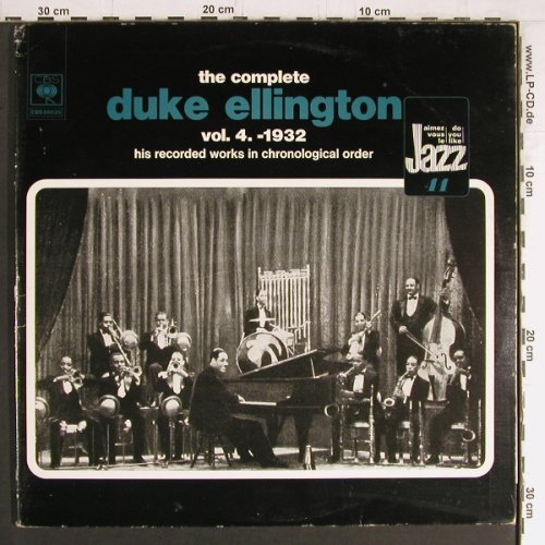 Ellington,Duke: The Complete Vol. 4, 1932, Foc, CBS(88035), NL, 1974 - 2LP - Y3696 - 9,00 Euro