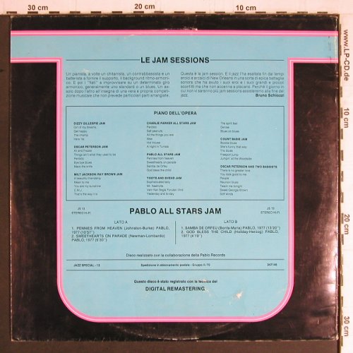 Pablo All Stars Jam: Jam Session,Live Montreux, Foc, Fabbri Editori(347146), I, 1977 - LP - Y3914 - 6,00 Euro