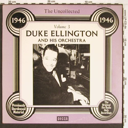 Ellington,Duke: The Uncollected Vol.3 (1946), Decca(6.23577 AG), D, 1978 - LP - Y4493 - 6,00 Euro