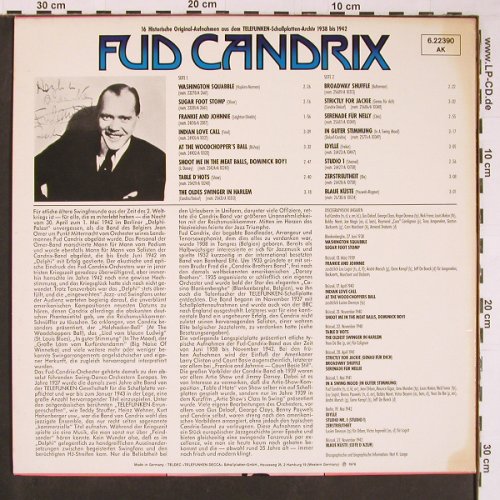 Candrix,Fud & his Orch.: Swing Tanzen Verboten, whMuster, Telefunken(6.22390 AK), D, m-/vg+, 1976 - LP - Y487 - 6,00 Euro