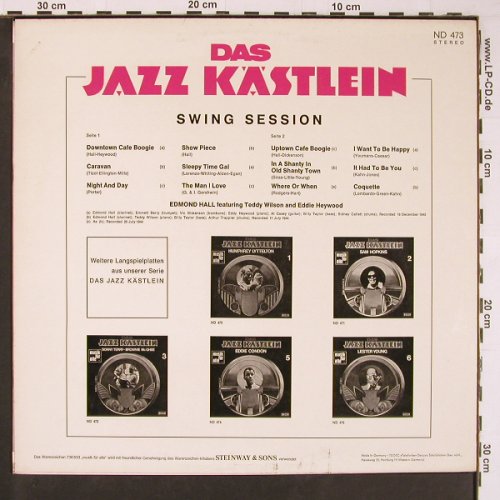 Hall,Edmond: Das Jazz Kästlein 4, Decca, Promo-Stol(ND 473), D, 1974 - LP - Y565 - 7,50 Euro
