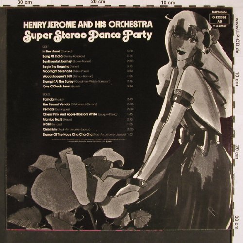 Jerome,Henry & His Orchestra: Super Stereo Dance Party, MCA(6.22592 AS), D, 1976 - LP - Y717 - 7,50 Euro