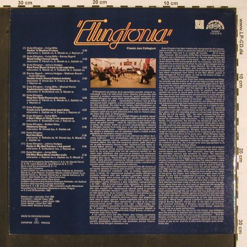 Classic Jazz Collegium: Ellingtonia, Supraphon(1115 3110), CZ, 1983 - LP - Y733 - 6,00 Euro