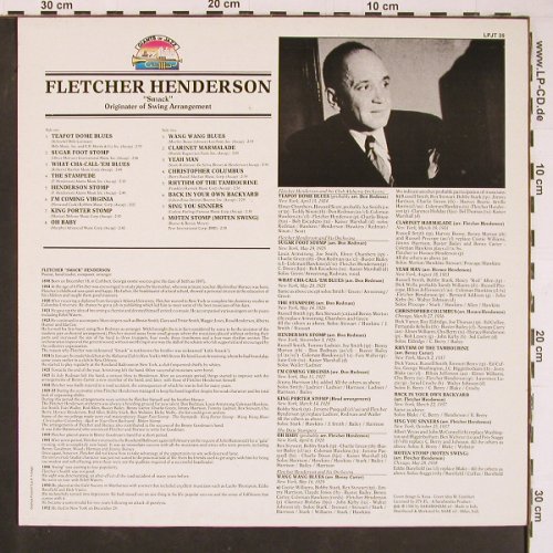 Henderson,Fletcher "Smack": Originater Of Swing Arrangement, Giants Of Jazz(LPJT 39), I, 1986 - LP - Y747 - 6,00 Euro