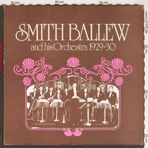 Ballew,Smith  and his Orchestra: 1929-30, m-/vg+, Lyric(3301), CDN, woc, 1977 - LP - Y7977 - 9,00 Euro