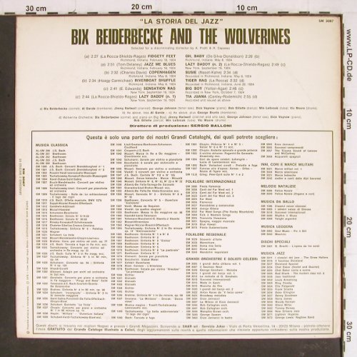 Beiderbecke,Bix & the Wolverine: La Storia del Jazz, vg+/vg+ (1924), Joker(SM 3087), I, 1971 - LP - Y8052 - 5,00 Euro