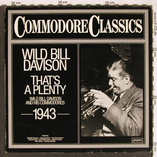 Davison,Wild Bill: That's A Plenty - 1943, Commodore(6.24059 AG), D, m-/vg+, 1979 - LP - Y8087 - 6,00 Euro