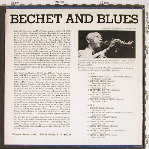 Bechet,Sidney: Bechet and Blues, Scepter(SPX 537), US, 1966 - LP - Y8229 - 7,50 Euro