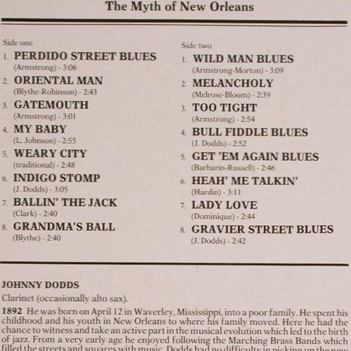 Dodds,Johnny: The Myth Of New Orleans, Giants Of Jazz(LPJT 47), I, 1986 - LP - Y8259 - 6,00 Euro