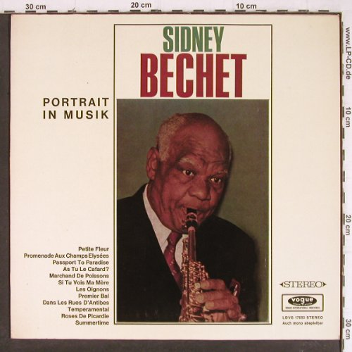 Bechet,Sidney: Portrait in Musik, Vogue(LDVS 17053), D, 1965 - LP - Y8271 - 7,50 Euro