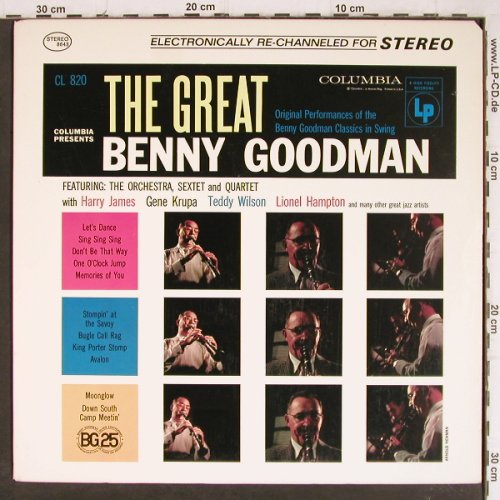 Goodman,Benny: The Great, Columbia(PC 8643), US, co, Ri,  - LP - Y8310 - 9,00 Euro