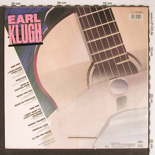 Klugh,Earl: Key Notes, Capitol(26 0542 1), D, 1985 - LP - Y8382 - 6,00 Euro