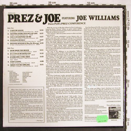 Prez & Joe: Dave Pell's Prez Conference,FS-New, GNP(GNPS 2124), US, sealed, 1979 - LP - Y8410 - 7,50 Euro